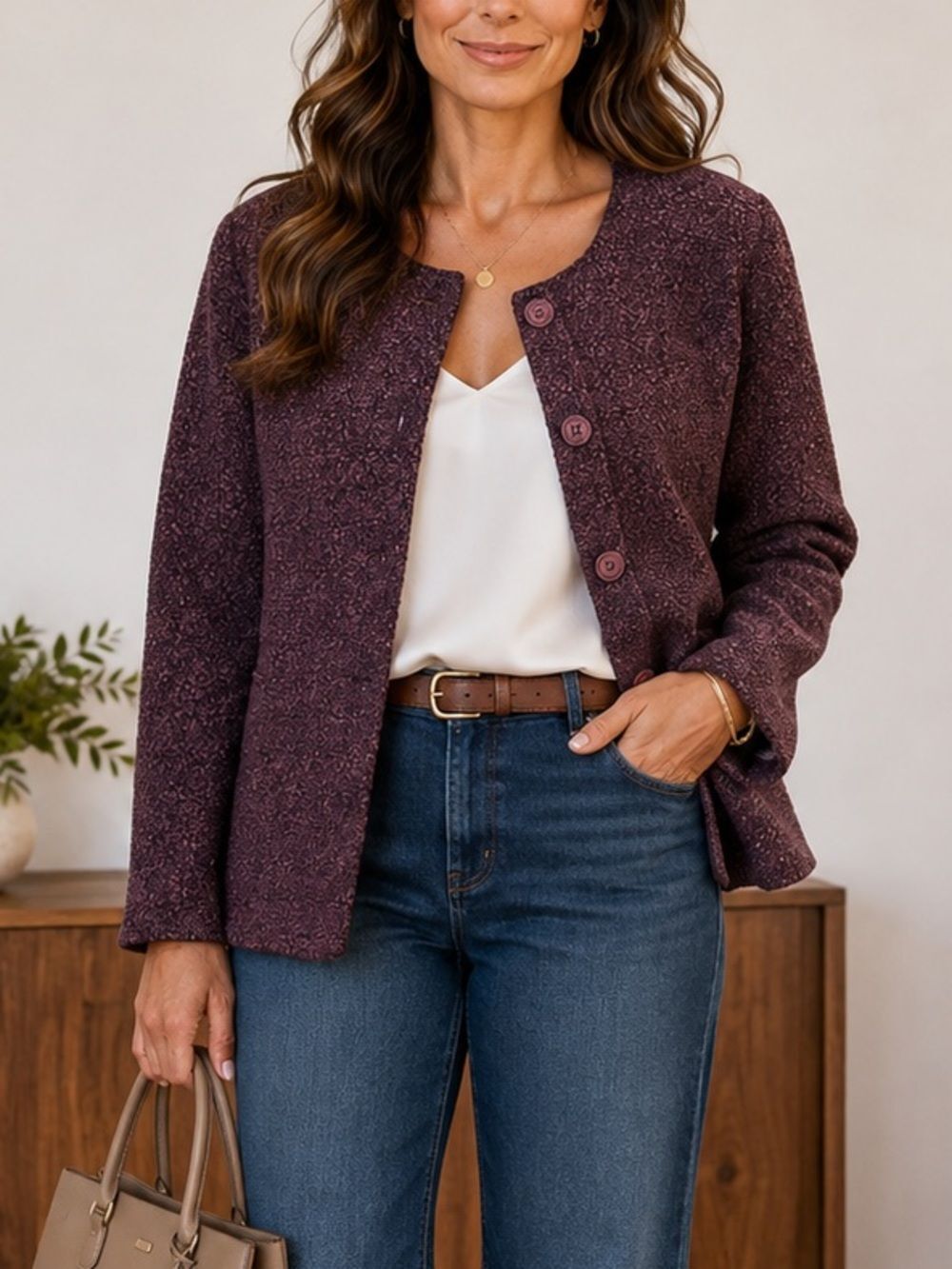 Dress Barn Woven Woman Vintage Jacket
